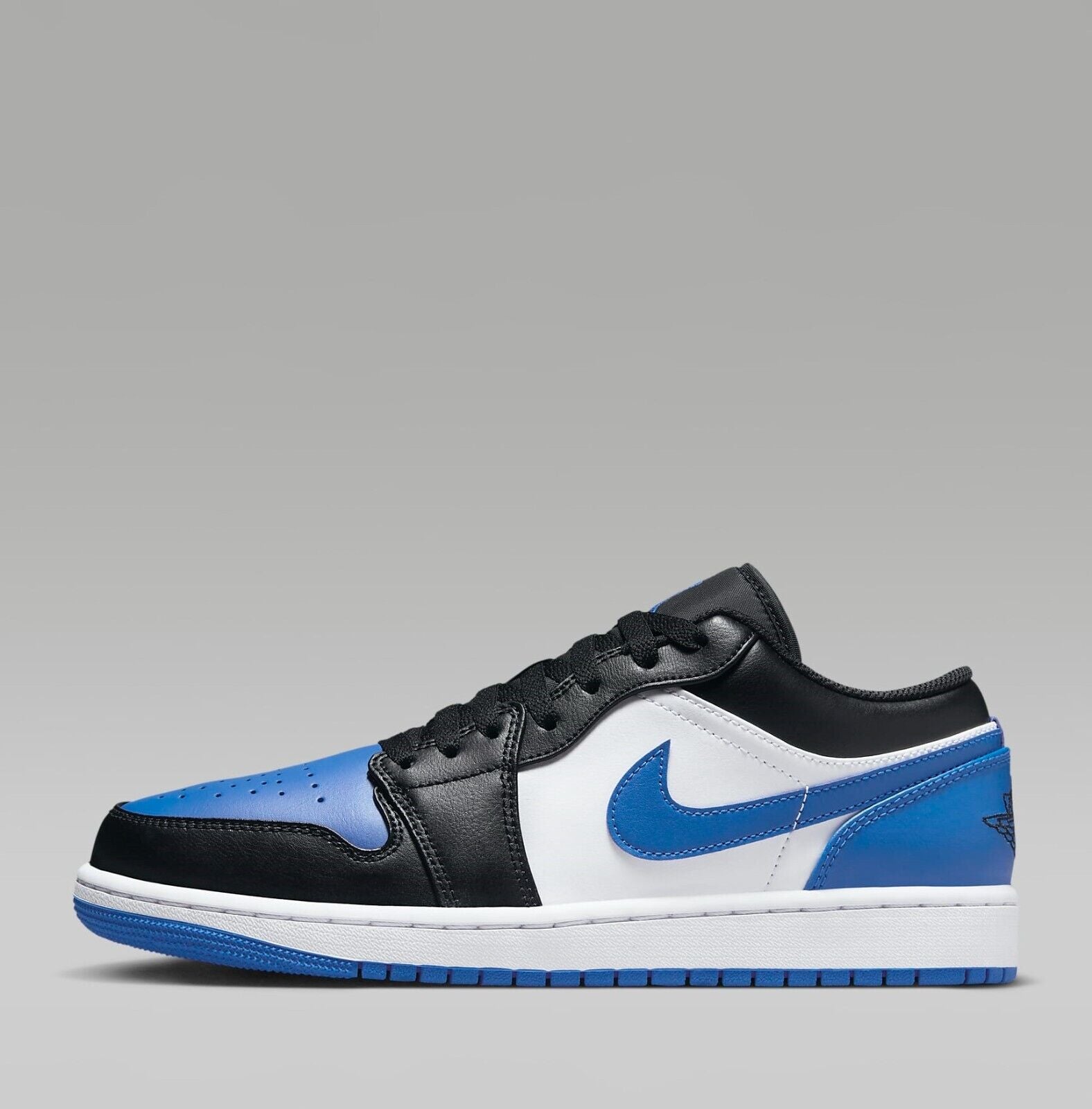 Nike Air Jordan 1 Low Sneakers Shoes White/Black/Royal Blue 553558-140