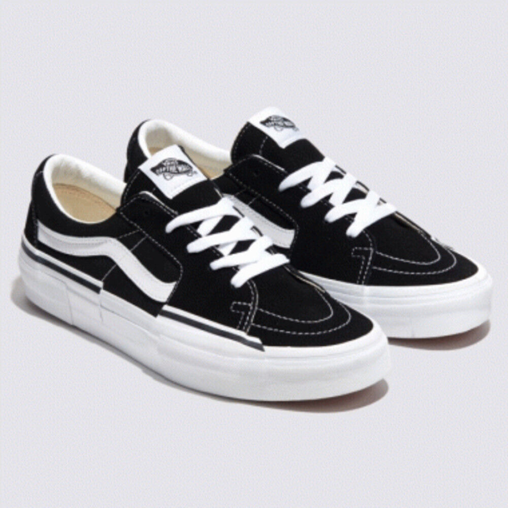 Vans Reconstruct SK8-Low Rearrange Skate Sneakers Black VN000CRNBA2 US 4-13