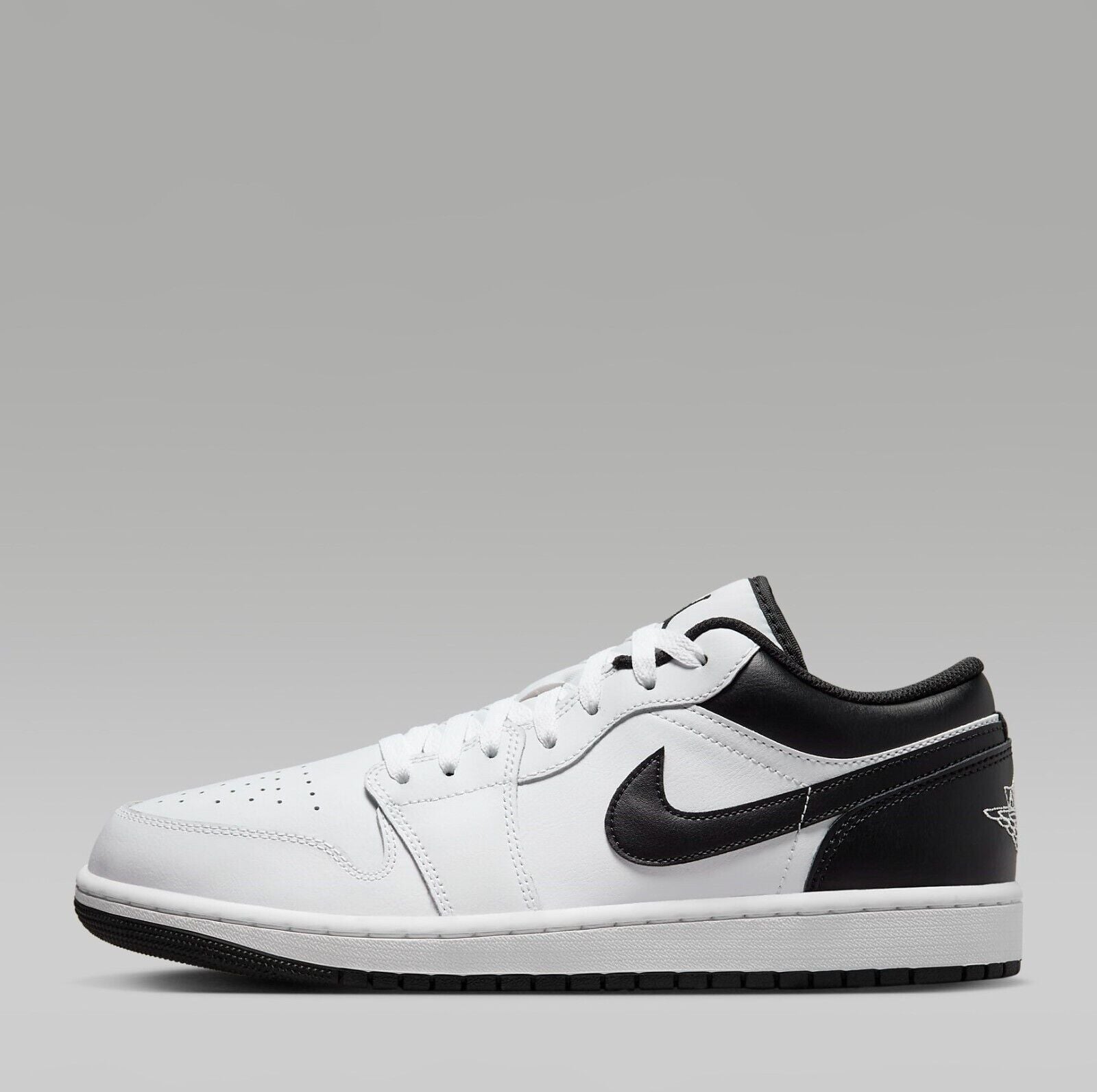 Nike Air Jordan 1 Low Sneakers Lifestyle Shoes White/Black 553558-132