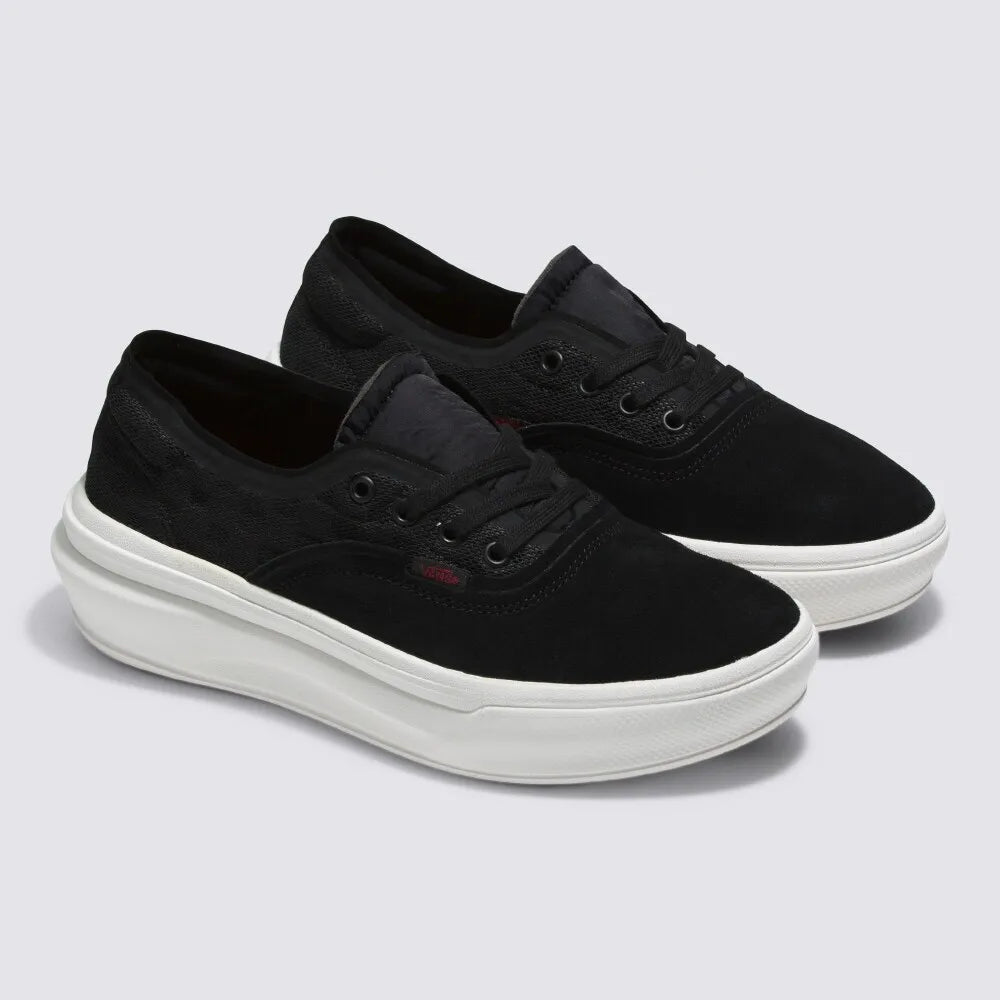 Vans Authentic Overt CC Skate Shoes Sneakers Black/White VN0007NVBZW