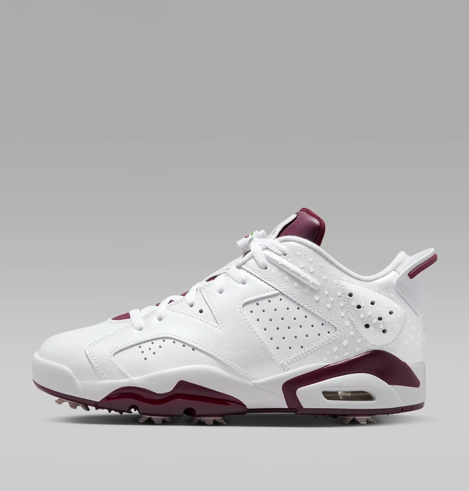 Nike Jordan Retro 6 G NRG Golf Shoes Sneakers White/Bordeaux DV6796-116