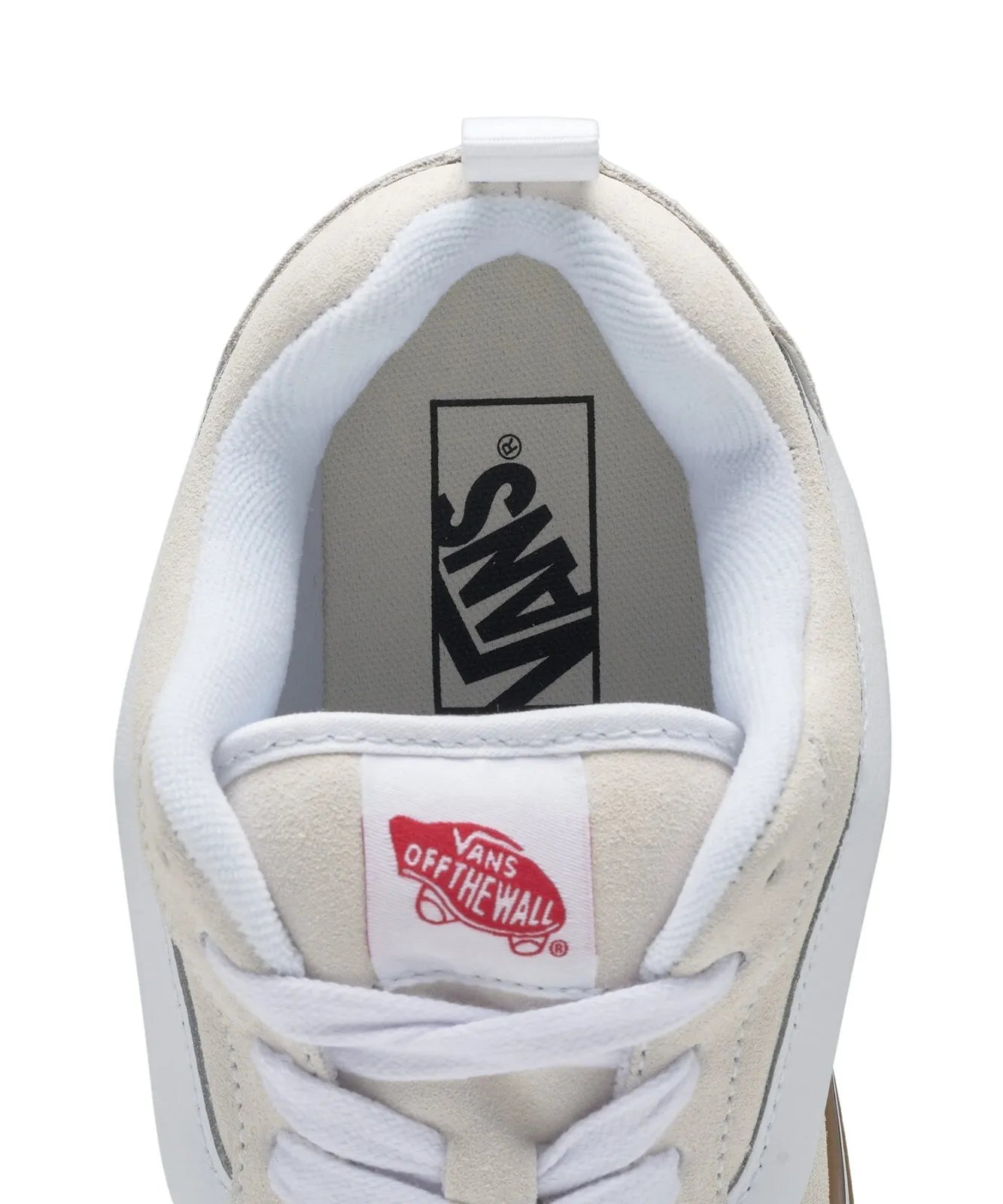 Vans Knu Skool Skate Shoes Sneakers Marshmallow/Gum Sole VN0009QCWHT 6