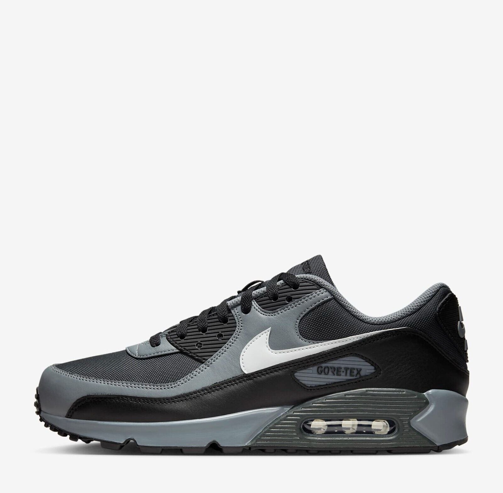 Nike Air Max 90 Gore-Tex Sneakers Dark Smoke Gray/Cool Gray FD5810-002 01