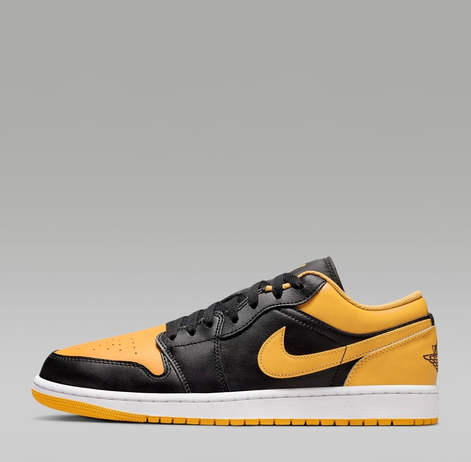 Nike Air Jordan 1 Low SneakersBlack/White/Yellow Ocher 553558-072 US 7-12 01