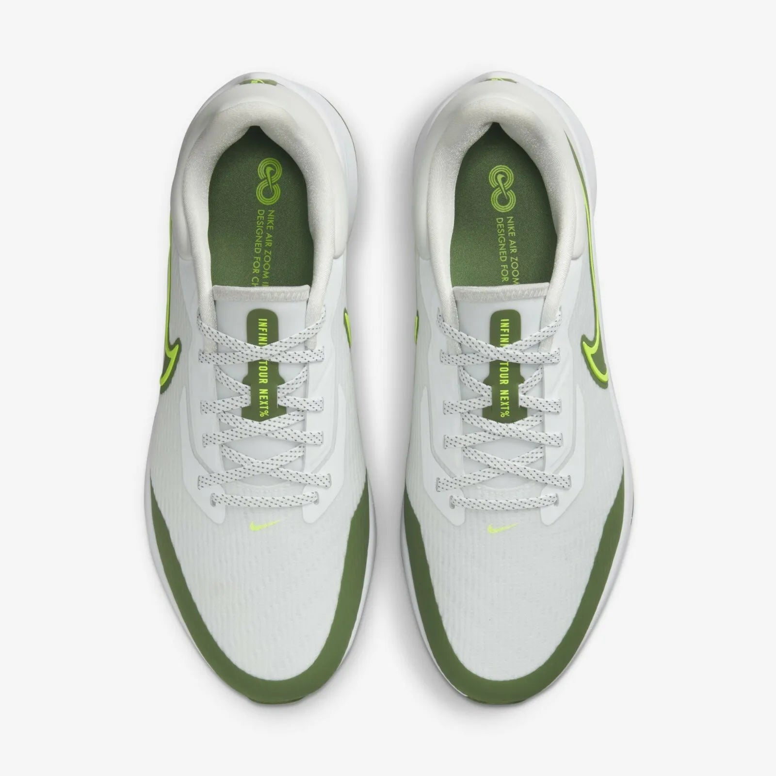 Nike Air Zoom Infinity Tour Next % Golf Shoes White/Treeline DM8446-173