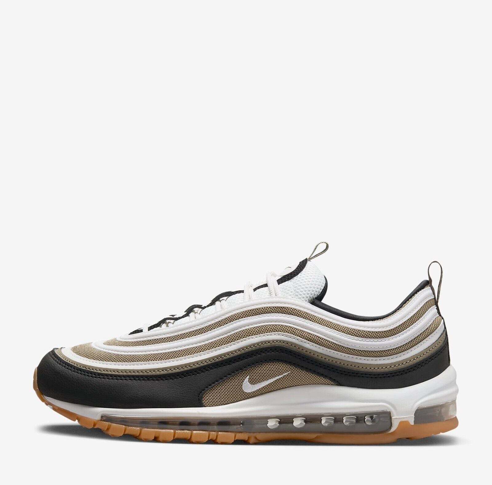 Nike Air Max 97 Shoes Men's Sneakers Neutral Olive/Black/Gum 921826-203