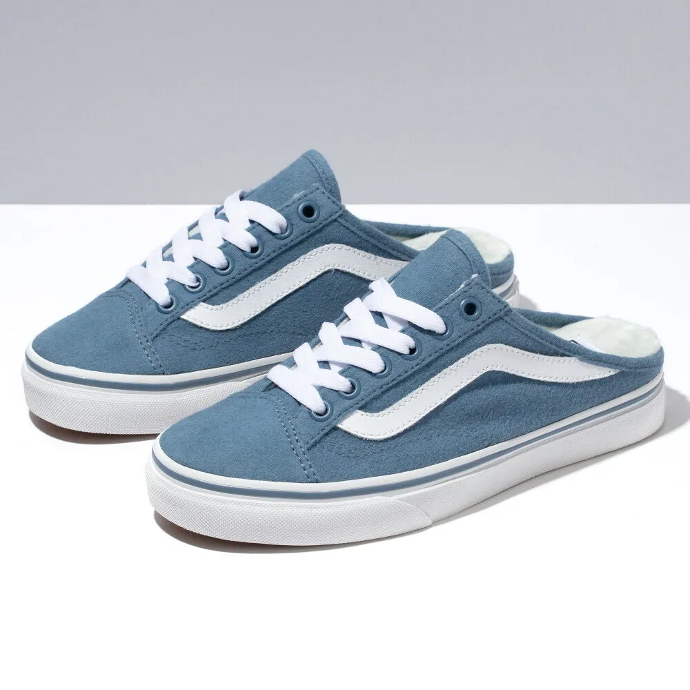 Vans Sherpa Style 36 Mule Skate Shoes Sneakers Blue Fusion2