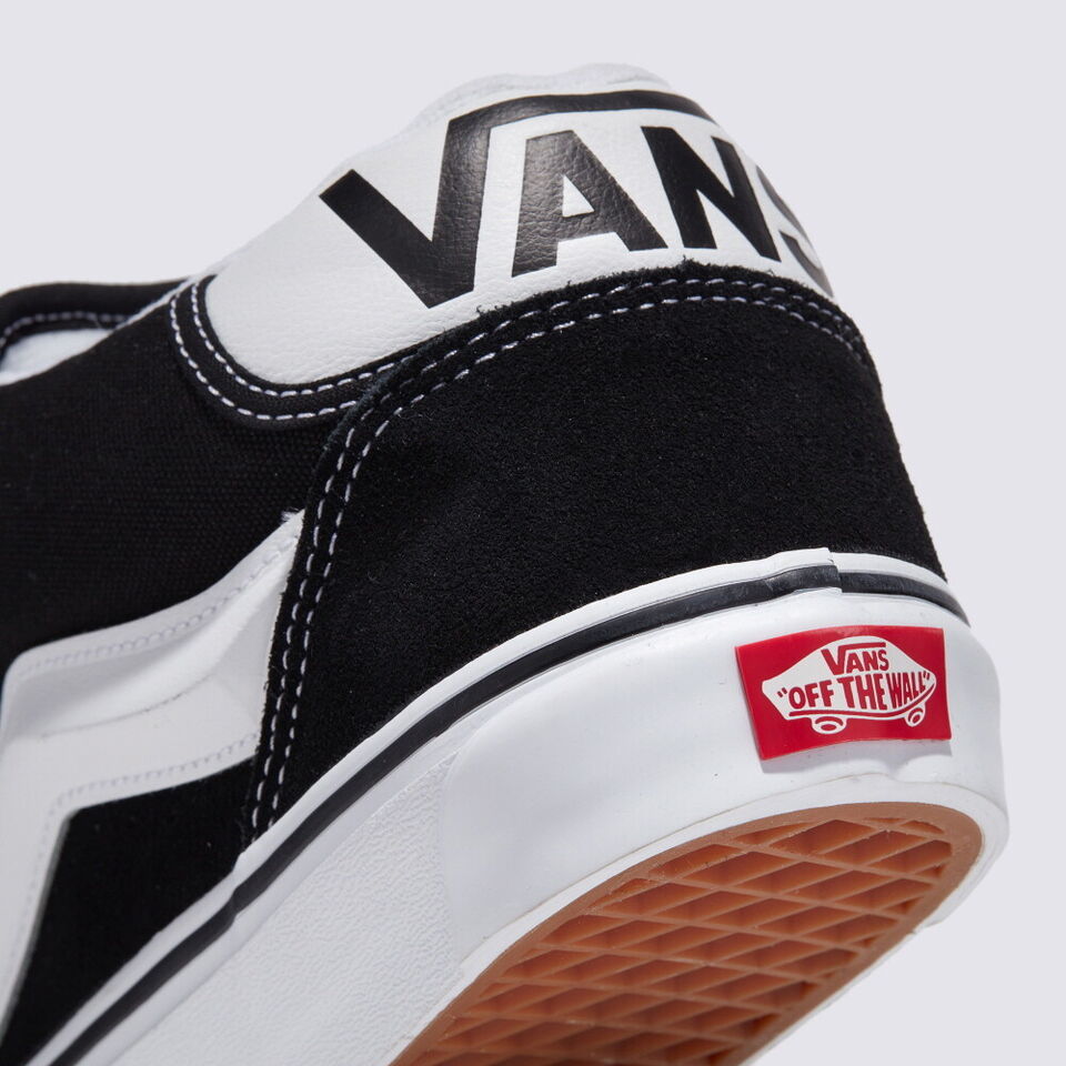 Vans Knu Mid Skate Shoes New Mid Sneakers Black/True White VN000CQ96BT 4