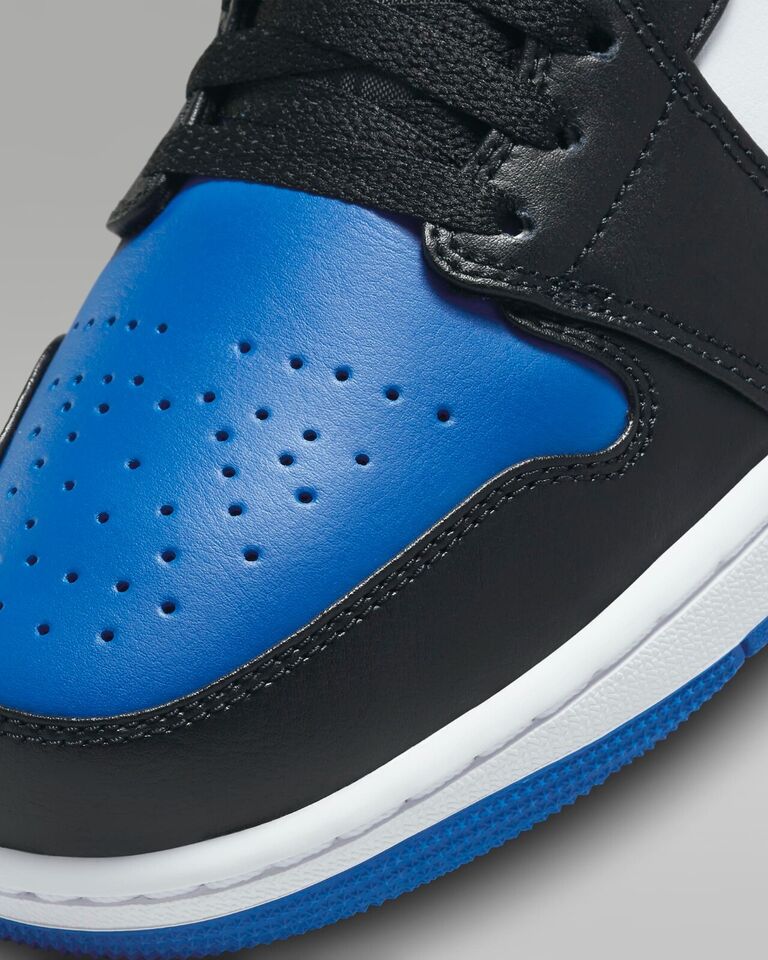 Nike Air Jordan 1 Low Sneakers White/Black/Royal Blue 553558-140 US 7-12 02