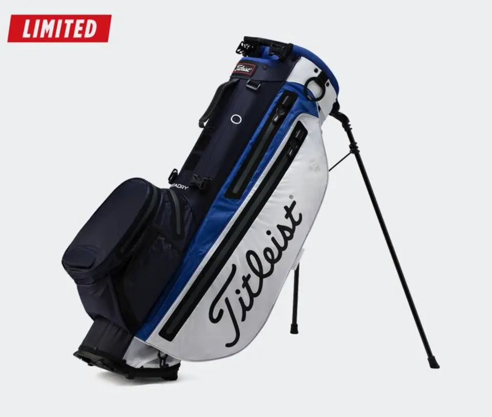 Titleist Players 4 Plus StaDry Stand Bag White/Navy/Royal Color Authentic