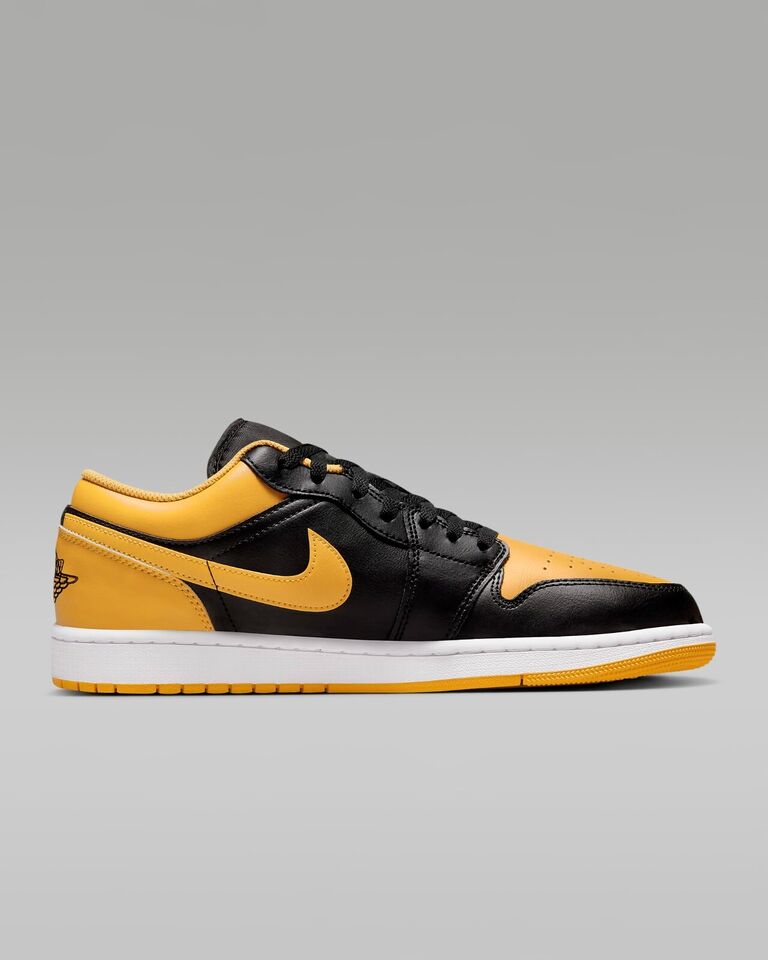 Nike Air Jordan 1 Low SneakersBlack/White/Yellow Ocher 553558-072 US 7-12 04