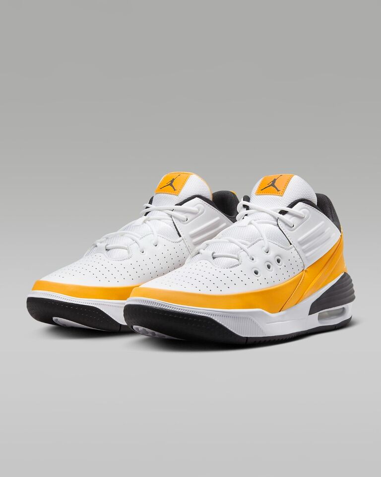 Nike Jordan Max Aura 5 Shoe Sneakers Yellow Ocher/White/Black DZ4353-701 4