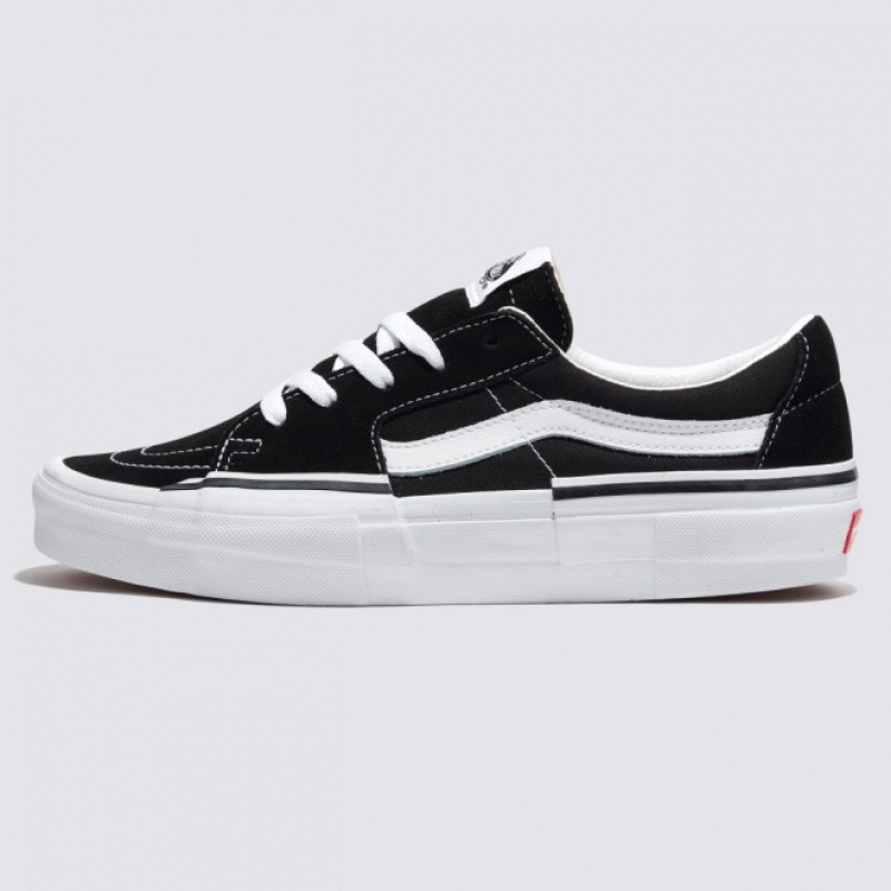 Vans Reconstruct SK8-Low Rearrange Skate Sneakers Black VN000CRNBA2 US 4-13 2