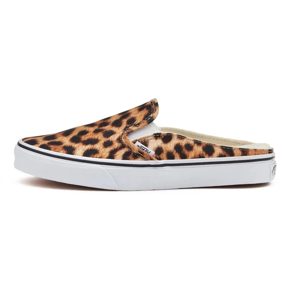 Vans Animal Print Leopard Slip-On Mule Skate Shoes Sneakers VN0A4P3ULPR