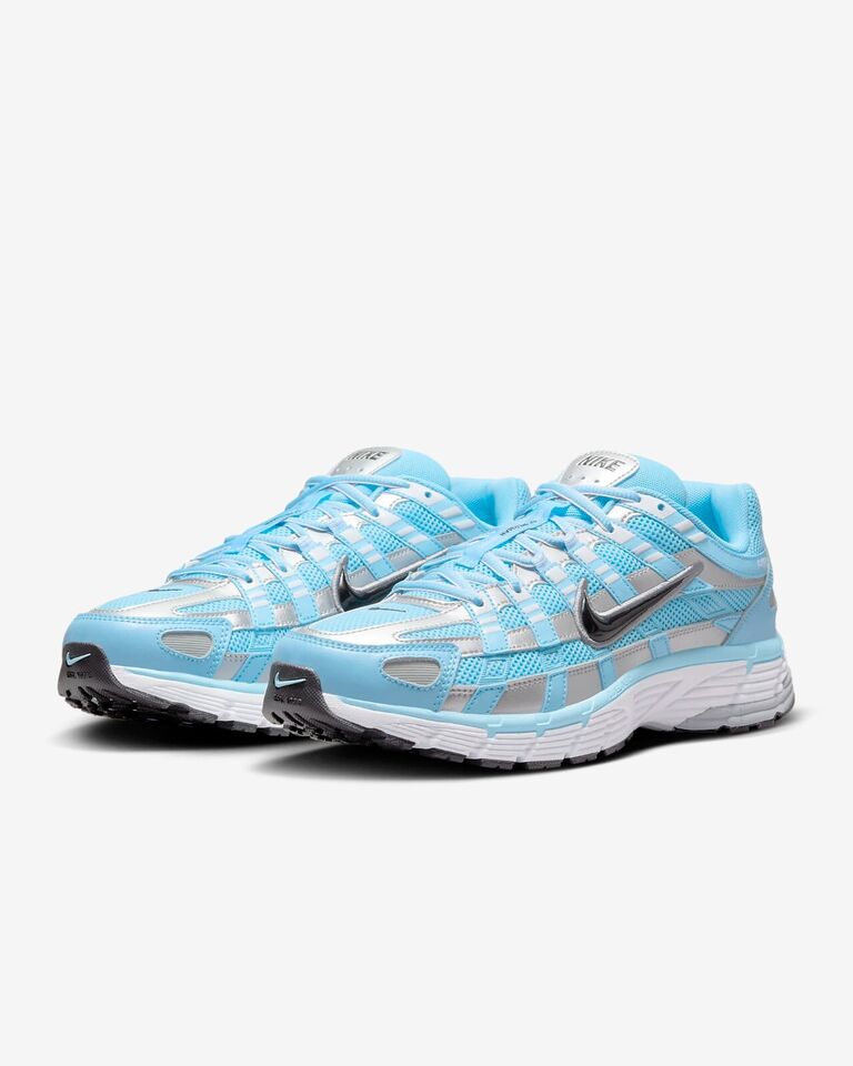 Nike P-6000 Shoes Sneakers Aquarius Blue/Metallic Silver CD6404-401 4