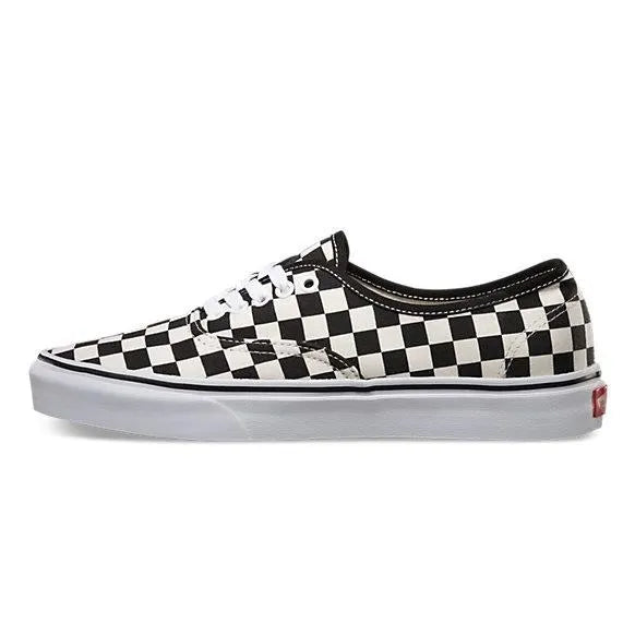 Vans Authentic Golden Coast Checkerboard Shoes Sneakers Black/White