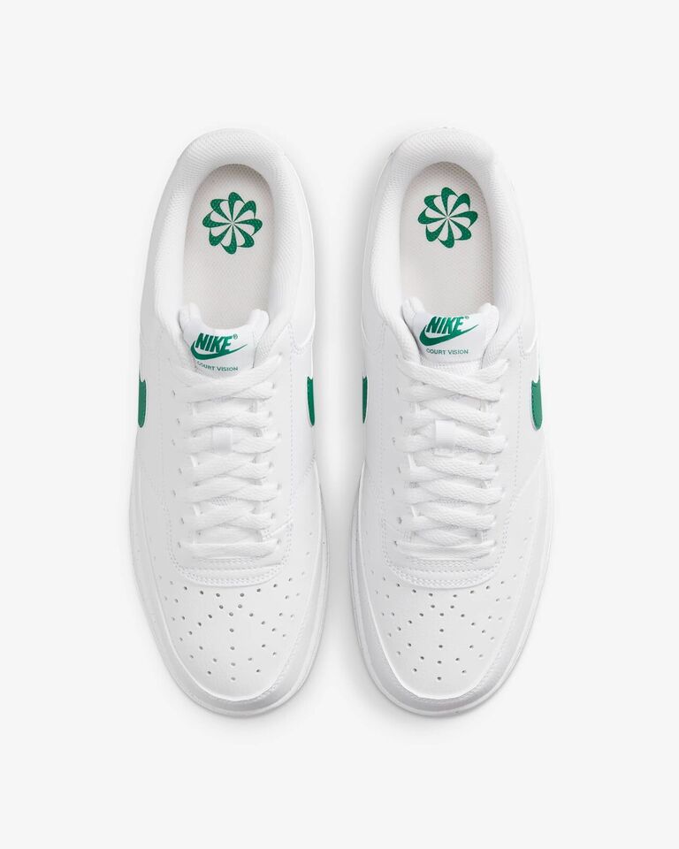 Nike Court Vision Low Next Nature Sneakers White/Malachite DH2987-111 6