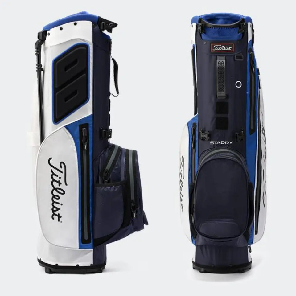 Titleist Players 4 Plus StaDry Stand Bag White/Navy/Royal Color Authentic2