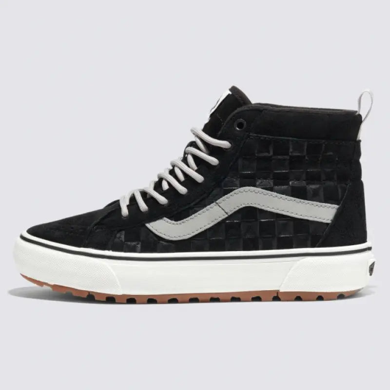 Vans Tonal Check SK8-Hi MTE-1 Skate Sneakers Shoes Black VN0A5HZYBM8