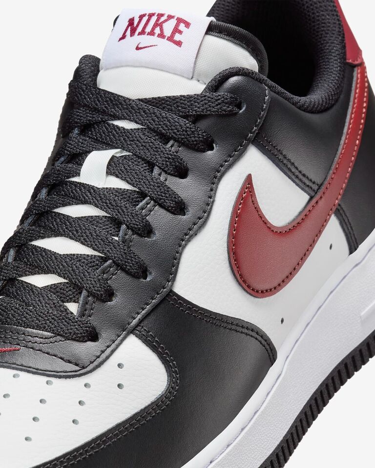 Nike Air Force 1 '07 Sneakers Black/Summit White/Red FZ4615-001 03