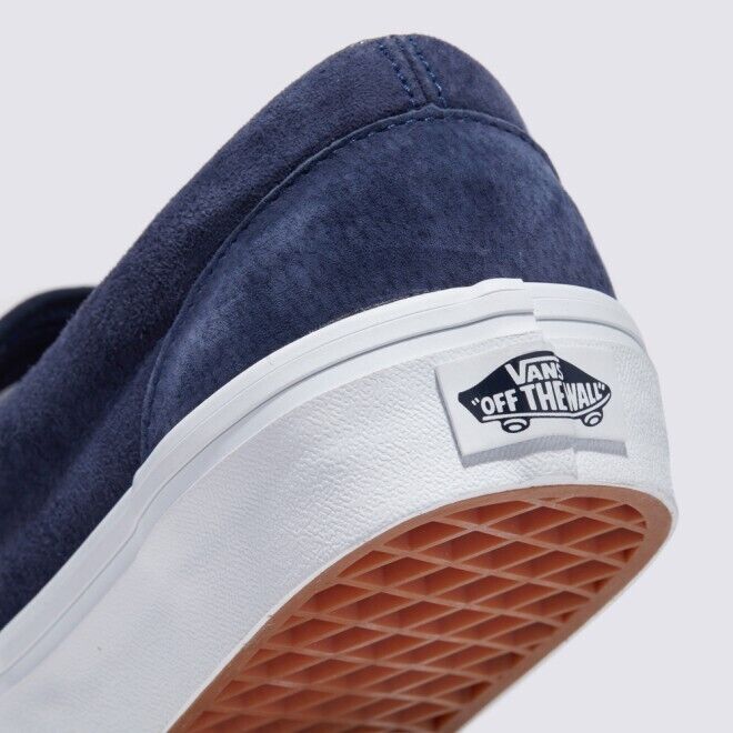 Vans Pig Suede Classic Slip-on Skate Sneakers Shoes Navy VN000BVZBX9 4