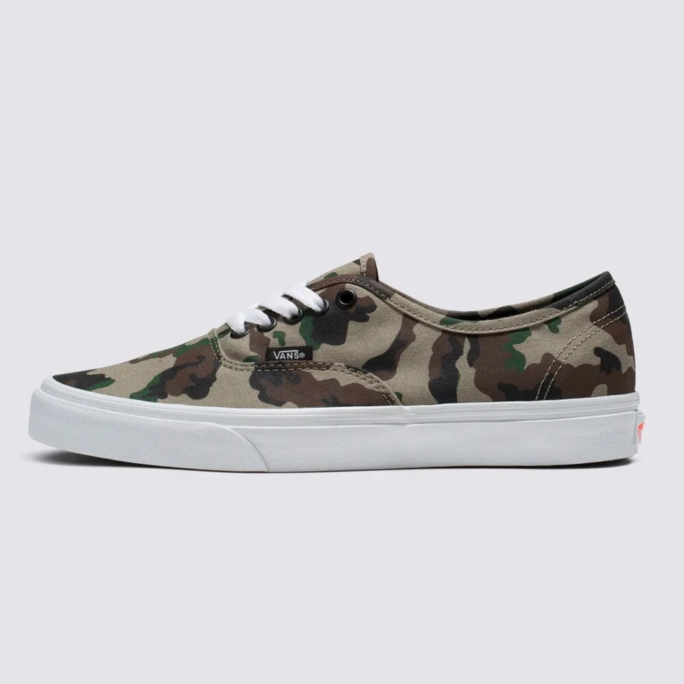 Vans Camo Authentic Skate Shoes Sneakers Olive/White VN0A5JMPY33