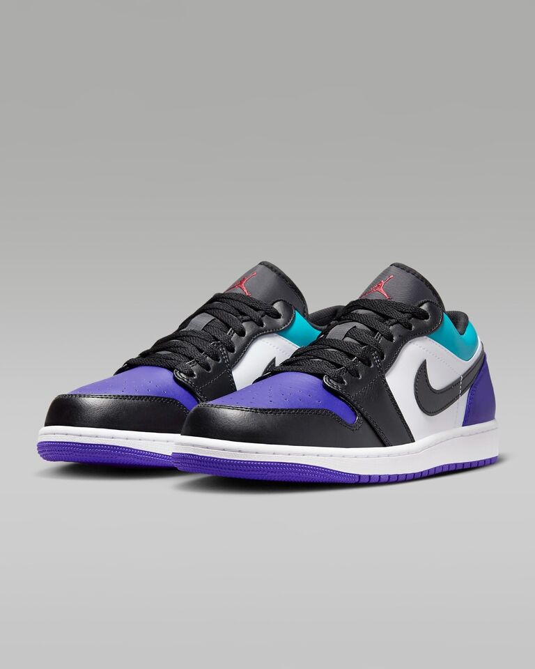 Nike Air Jordan 1 Low Sneakers Bright Concord/Aquamarine 553558-154 4