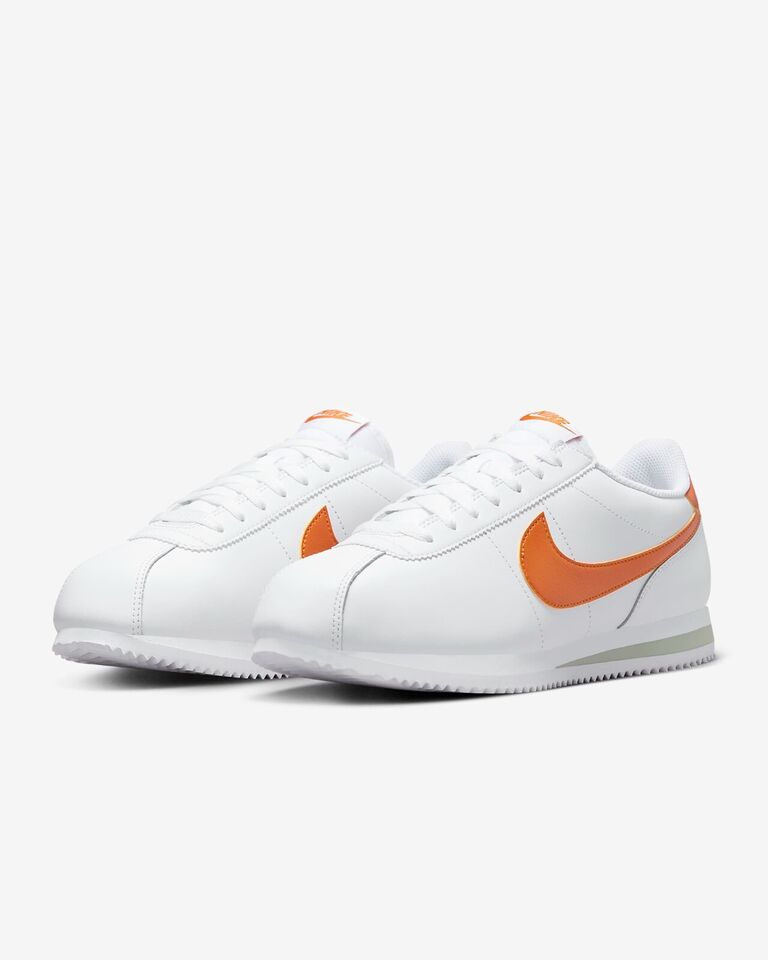 Nike Cortez Sneakers White/Jade Horizon/Campfire Orange DM4044-102 US 7-12 08