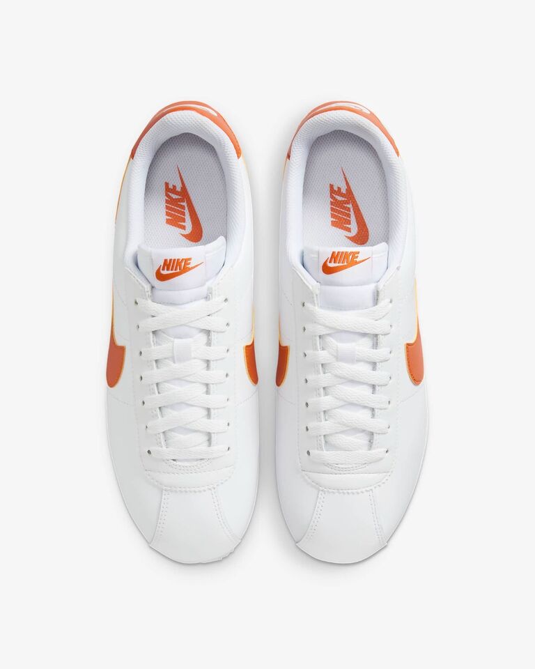 Nike Cortez Sneakers White/Jade Horizon/Campfire Orange DM4044-102 US 7-12 05