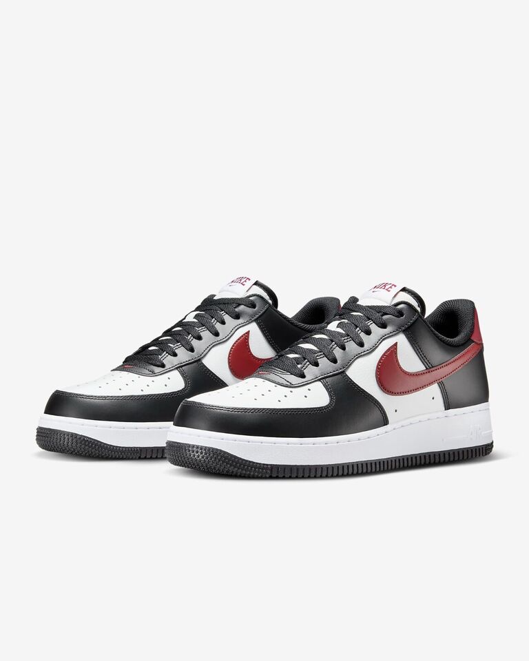 Nike Air Force 1 '07 Sneakers Black/Summit White/Red FZ4615-001 05