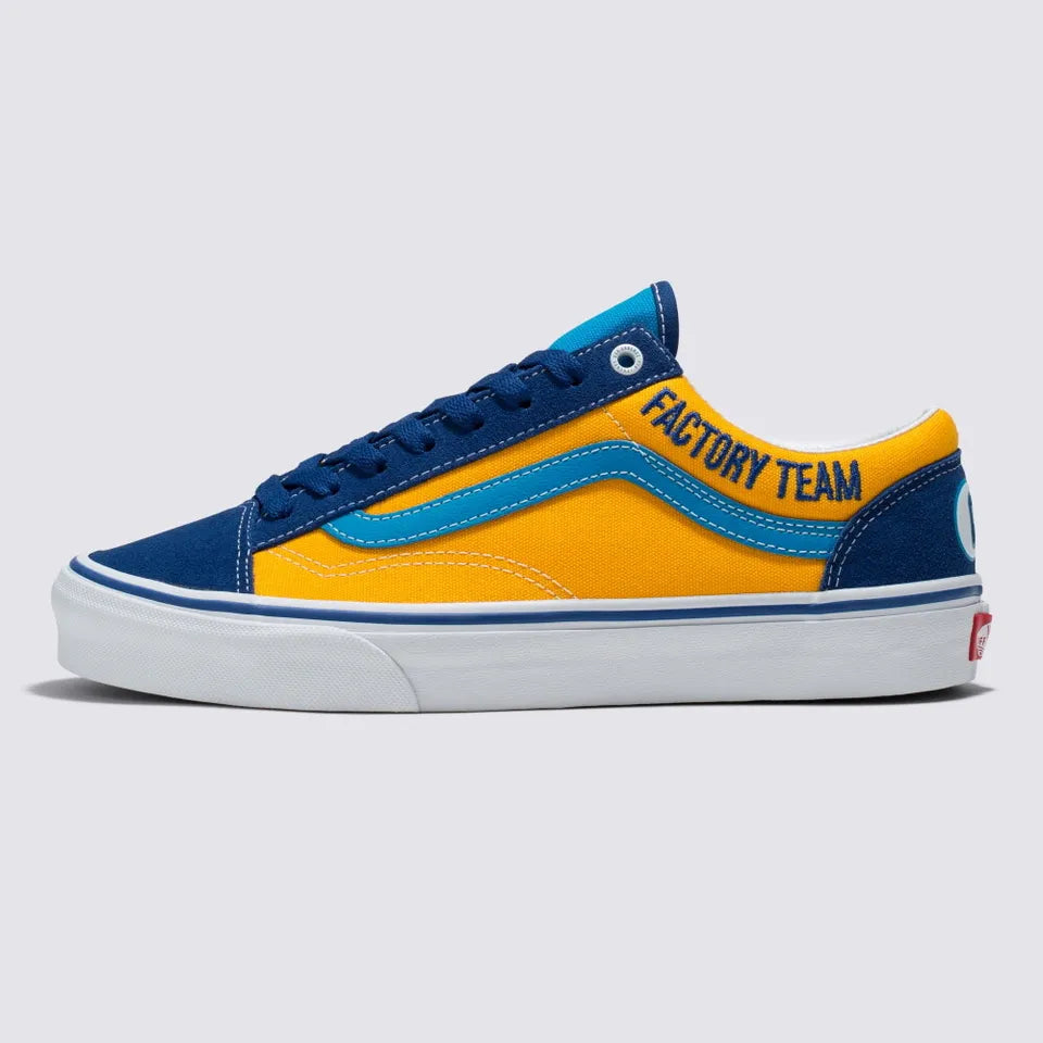 Vans x Our Legends Style 36 Skate Shoes Sneakers Blue/Yellow VN0A54F6BYL