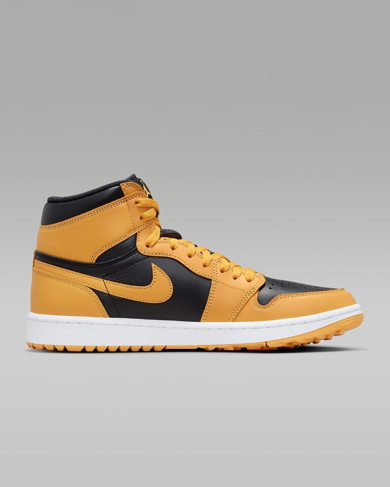 Nike Air Jordan 1 High G Golf Sneakers Pollen/White/Black DQ0660-700 05