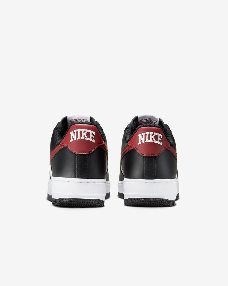 Nike Air Force 1 '07 Sneakers Black/Summit White/Red FZ4615-001 04