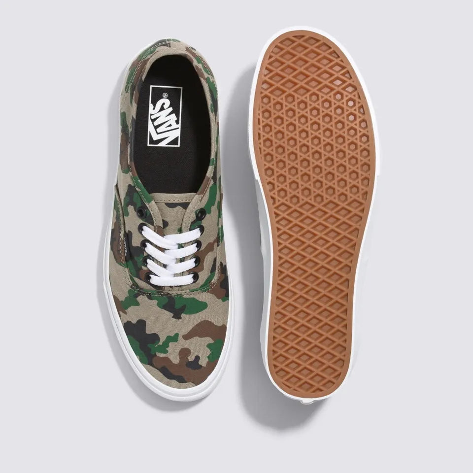 Vans Camo Authentic Skate Shoes Sneakers Olive/White VN0A5JMPY33 3