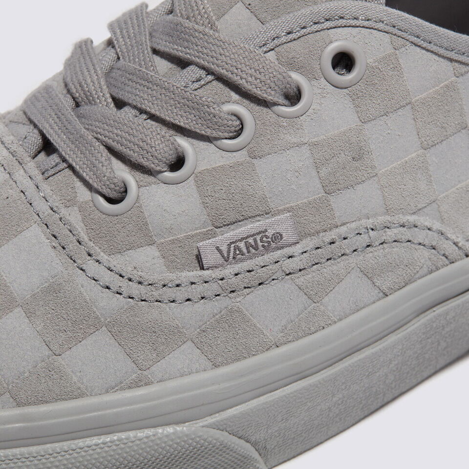 Vans Mono Checkerboard Authentic Skate Sneakers Shoes Grey VN000CRQGRY