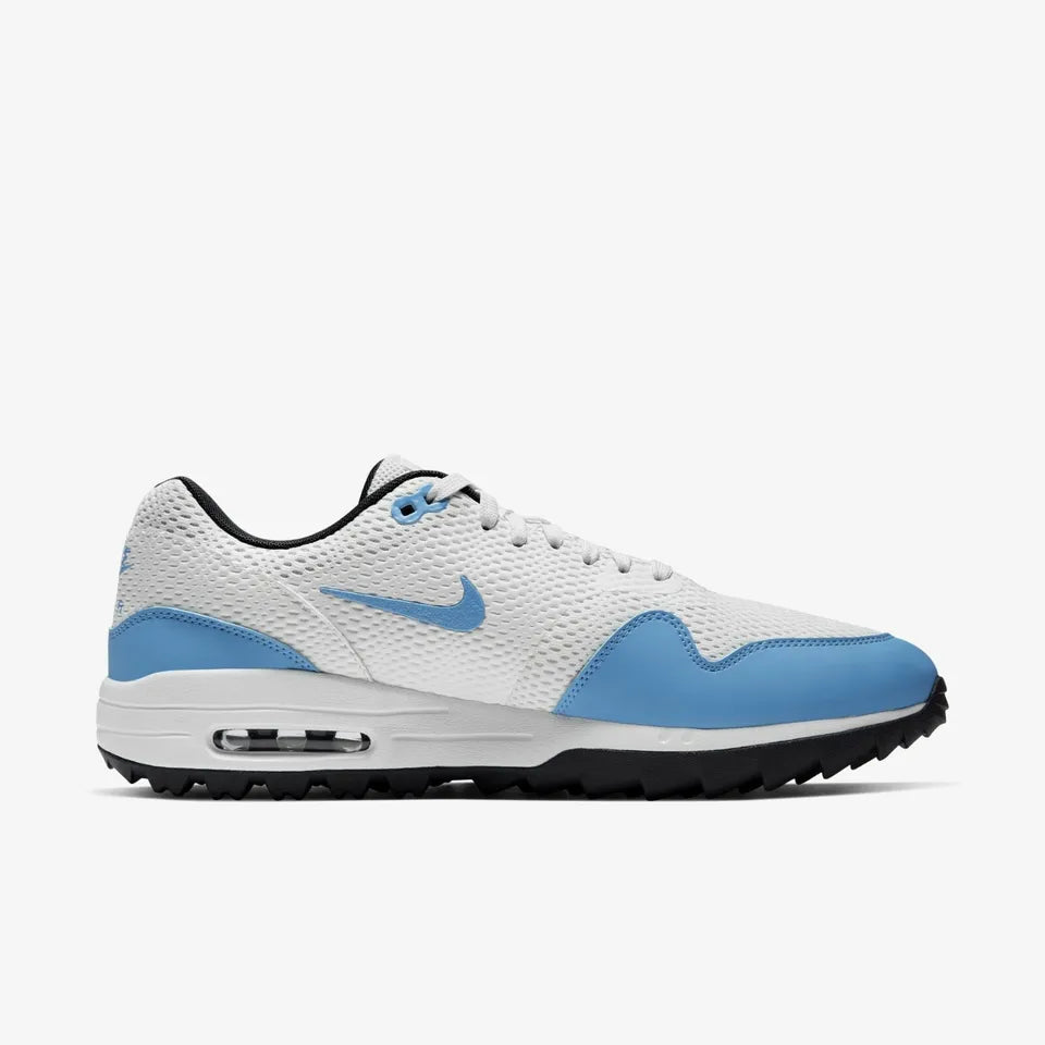 Nike Air Max 1 G Golf Shoes Men's Sneakers White/University Blue CI7576-101