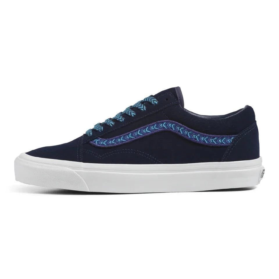 Vans Anaheim Camp Bracelet Old Skool 36 DX Skate Shoes Navy VN0A54F3B66