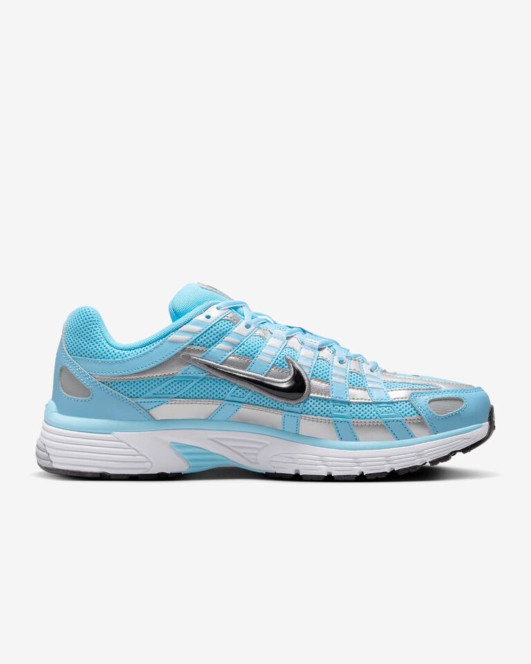 Nike P-6000 Shoes Sneakers Aquarius Blue/Metallic Silver CD6404-401 1