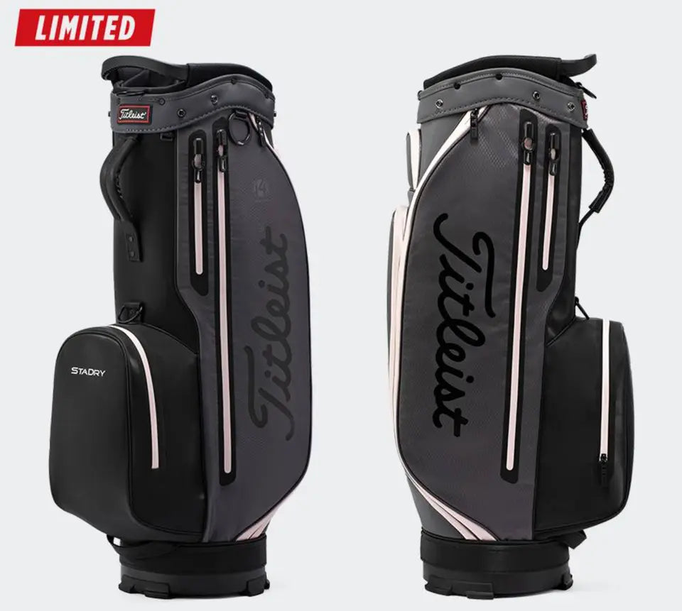 Titleist Elite Lite 14 StaDry Cart Bag Graphite/Black/Rose Color Authentic