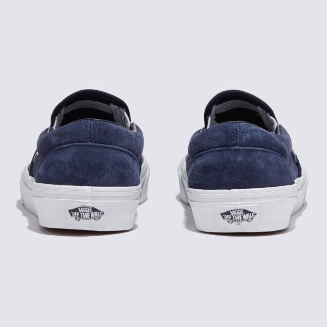 Vans Pig Suede Classic Slip-on Skate Sneakers Shoes Navy VN000BVZBX9 5