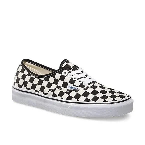 Vans Authentic Golden Coast Checkerboard Shoes Sneakers Black/White 3