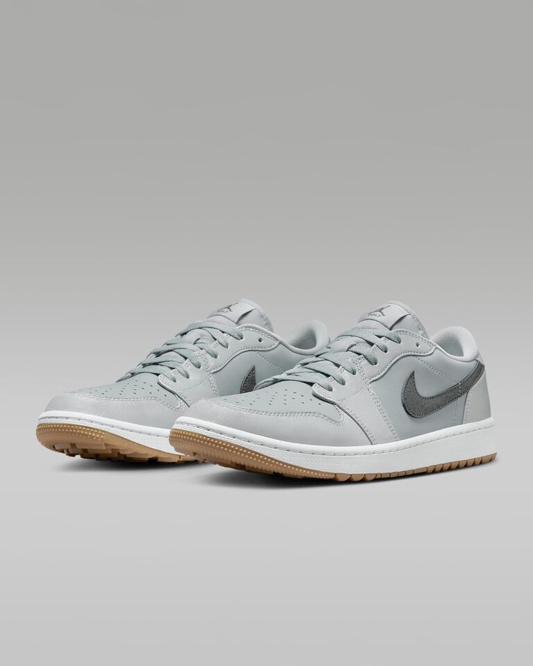 Nike Air Jordan 1 Low G Golf Sneakers Wolf Gray/White/Brown DD9315-006 06