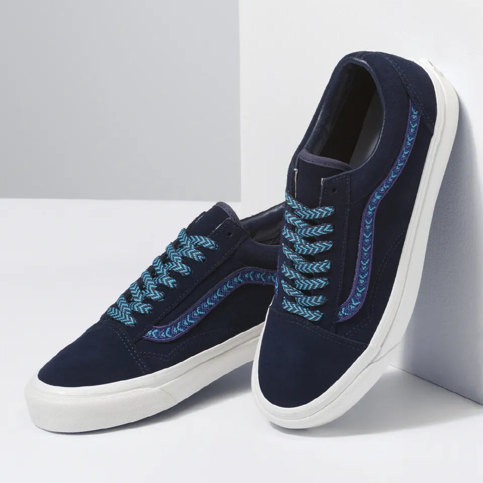 Vans Anaheim Camp Bracelet Old Skool 36 DX Skate Shoes Navy VN0A54F3B664