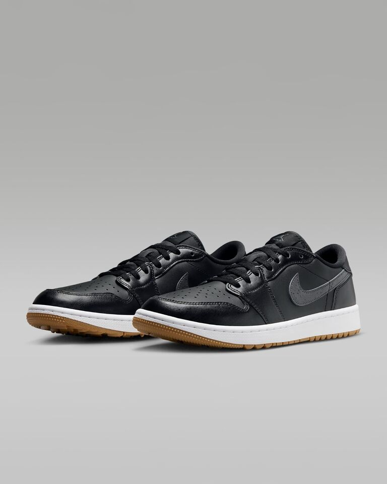 Nike Air Jordan 1 Low G Golf Sneakers Black/Gum Medium Brown DD9315-005 05