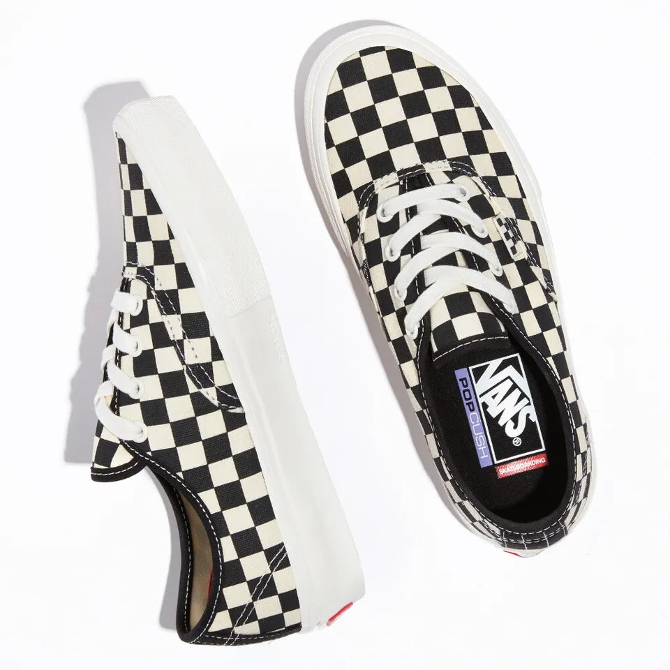 Vans Checkerboard Authentic Skate Shoes Sneakers Marshmallow VN0A5FC8FS8 3