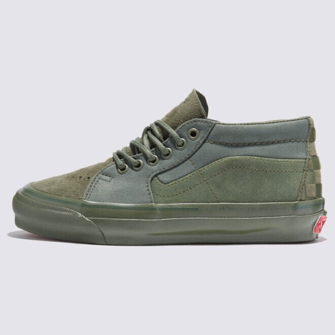 Vans SK8-Mid Reissue 83 MG LX Skate Sneakers Shoes Olivine VN000E7JAMB