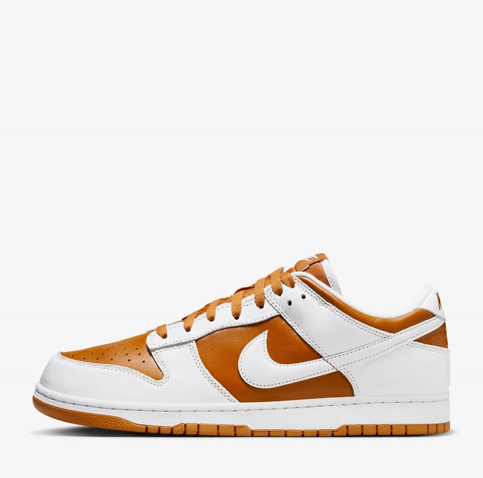 Nike Dunk Low Sneakers Lifestyle Sneakers Dark Curry/White FQ6965-700 01