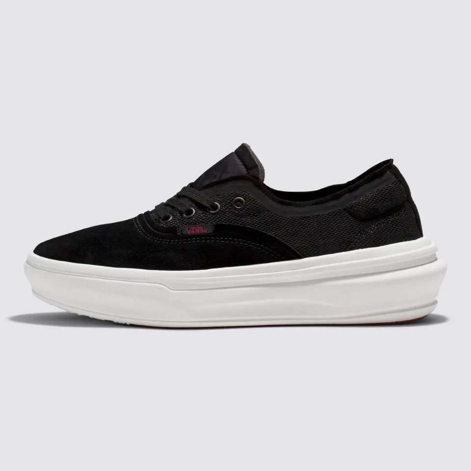 Vans Authentic Overt CC Skate Shoes Sneakers Black/White VN0007NVBZW