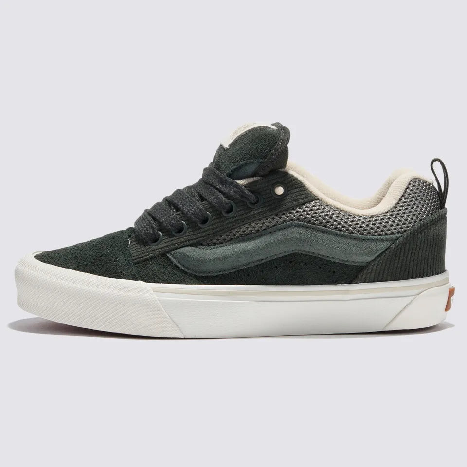 Vans Knu Skool Skate Shoes Suede Sneakers Olive VN0009QCOLV