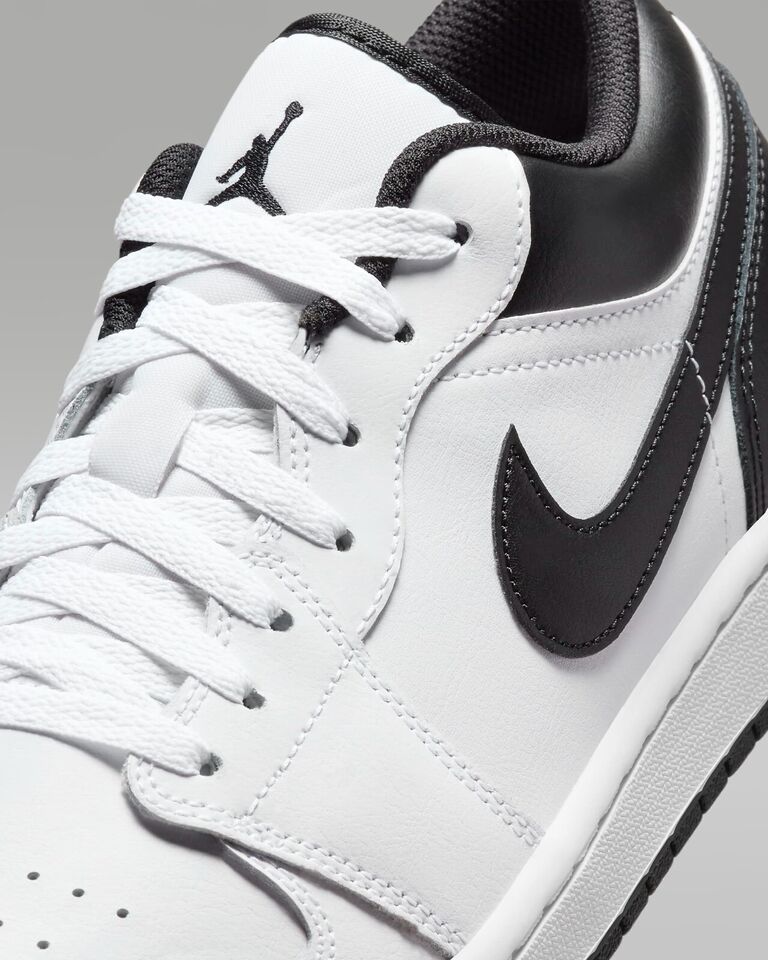 Nike Air Jordan 1 Low Sneakers White/Black 553558-132  07